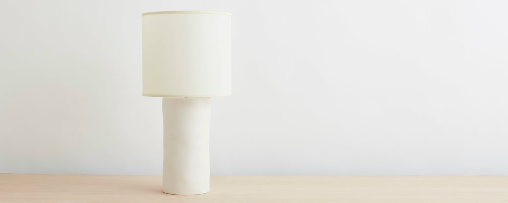 dune white table lamp
