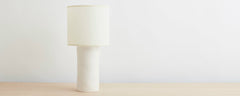 dune white table lamp