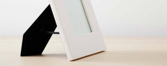 white lacquer picture frame collection