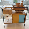 vintage arthur umanoff bar cart