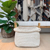 cotton rope square basket