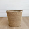 seagrass natural and eggshell basket
