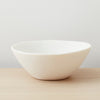 resin tapered bowl small, white