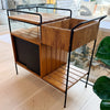 vintage arthur umanoff bar cart