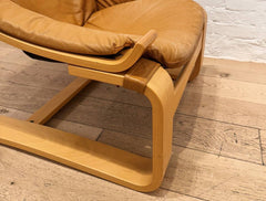 vintage european leather chair