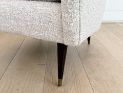 vintage modern wingback chair