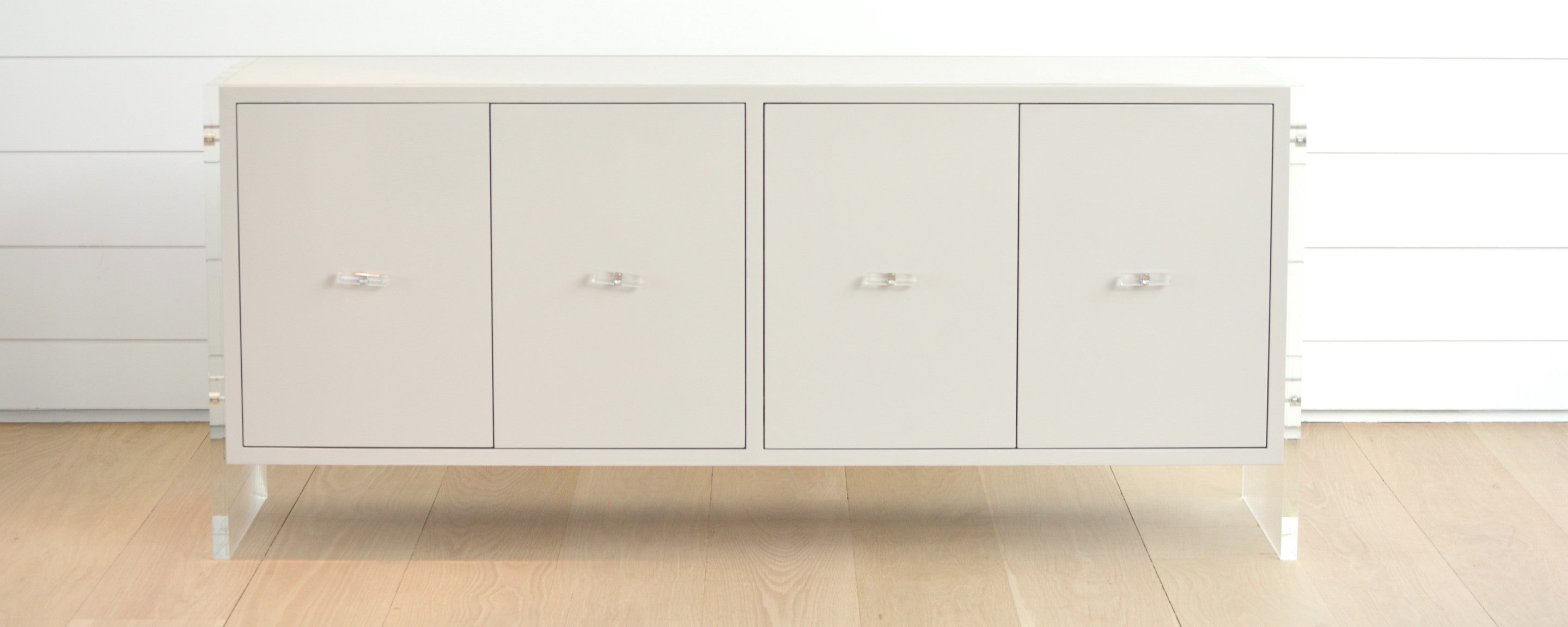 the homenature dune lacquer and lucite buffet