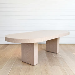 the homenature further lane dining table, racetrack oval