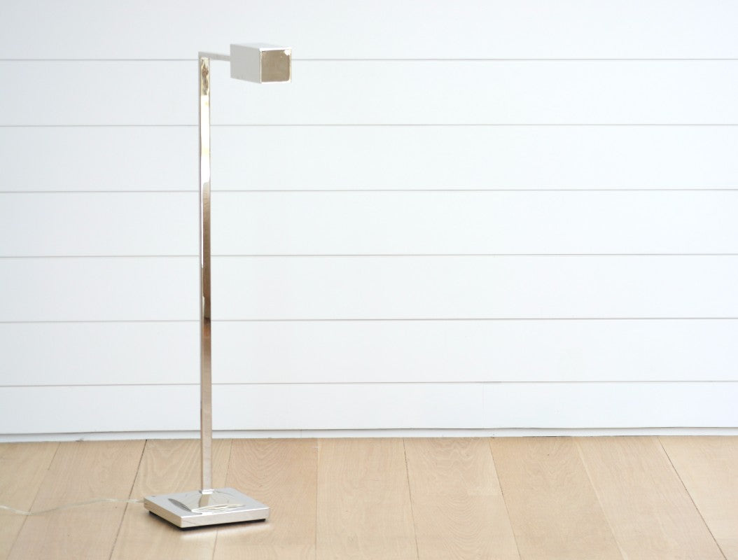 riverside nickel floor lamp