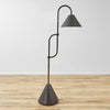 metal floor lamp