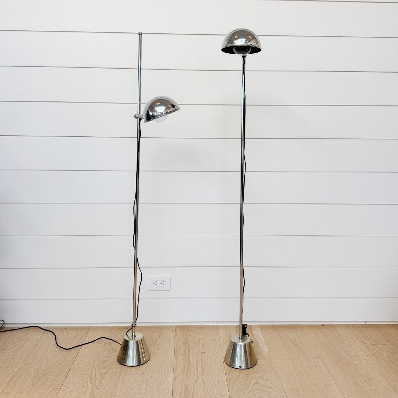vintage chrome floor lamps