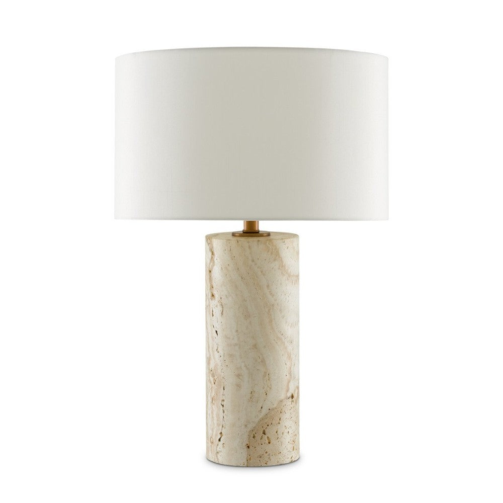 sands point travertine table lamp