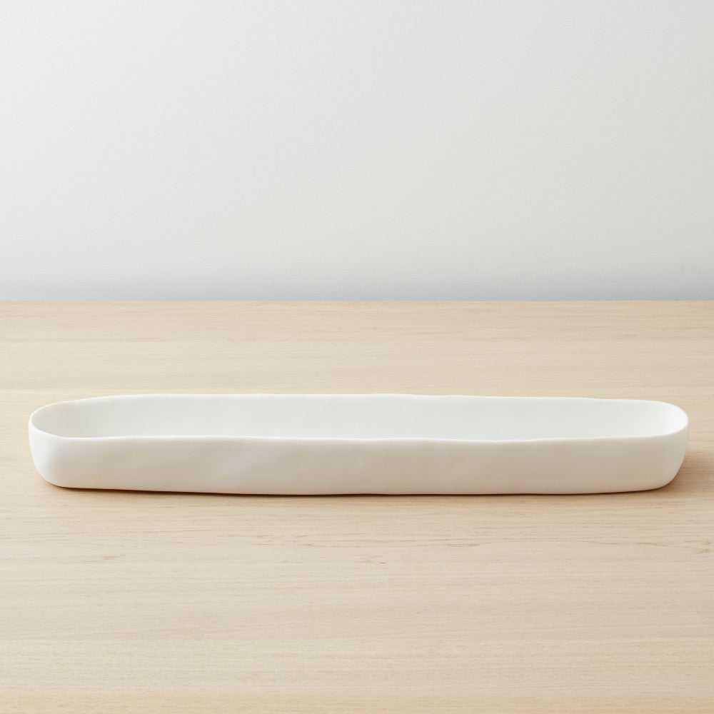 resin long trough, white