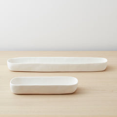 resin short trough, white