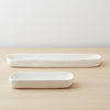resin short trough, white