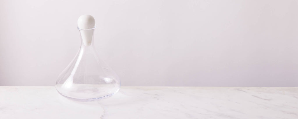 wintner decanter with marble stopper
