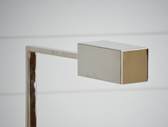 riverside nickel floor lamp